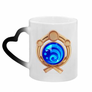 Kubki magiczne z uchwytem w kształcie serca