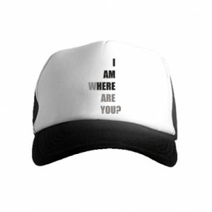 Czapki trucker dziecięce