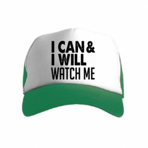 Czapki trucker dziecięce