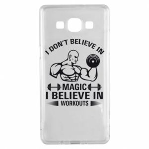 Etui na Samsung A5 2015 I don't believe in magic i believe in workouts - PrintSalon Etui na Samsung A5 2015 I don't believe in magic i believe in workouts
