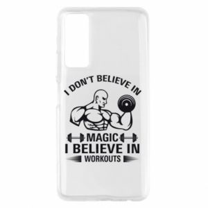 Etui na Huawei P Smart 2021 I don't believe in magic i believe in workouts