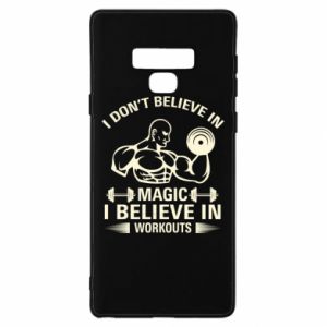 Etui na Samsung Note 9 I don't believe in magic i believe in workouts