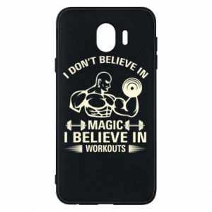 Etui na Samsung J4 I don't believe in magic i believe in workouts