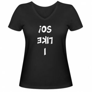 Koszulki V-neck damskie