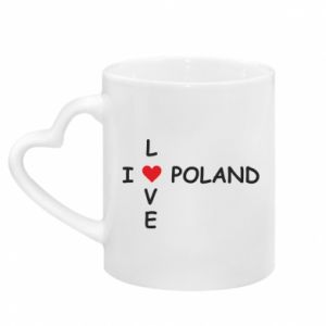 Kubki z uchwytem w kształcie serca