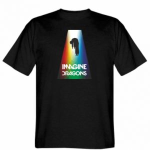 Koszulka męska Promo Imagine dragons sztuka tęcza - PrintSalon Koszulka męska Promo Imagine dragons sztuka tęcza