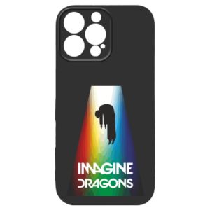 Etui na iPhone 16 Pro Max Imagine dragons sztuka tęcza