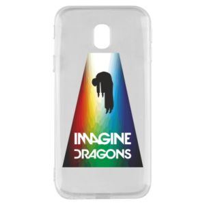 Etui na Samsung J3 2017 Imagine dragons sztuka tęcza