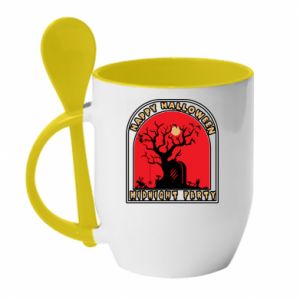 Kubki z ceramicznymi łyżkami
