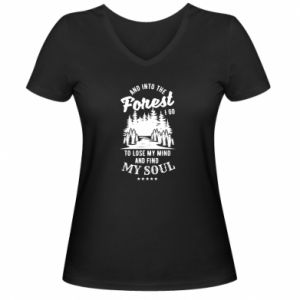 Koszulki V-neck damskie