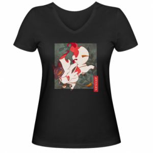 Koszulki V-neck damskie