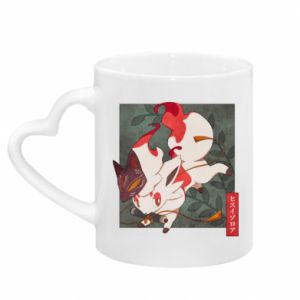 Kubki z uchwytem w kształcie serca