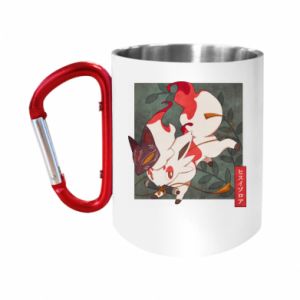 Kubki metalowe z uszkiem karabińczykiem