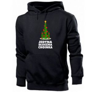 Bluza z kapturem męska Jedyna słuszna choinka