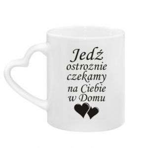 Kubki z uchwytem w kształcie serca