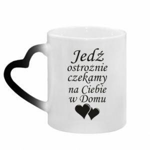 Kubki magiczne z uchwytem w kształcie serca