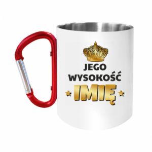 Kubki metalowe z uszkiem karabińczykiem