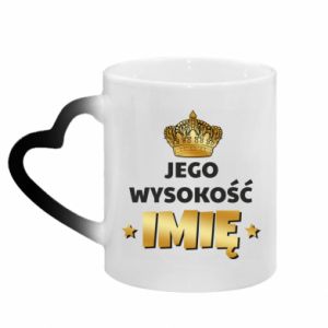 Kubki magiczne z uchwytem w kształcie serca
