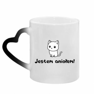 Kubki magiczne z uchwytem w kształcie serca