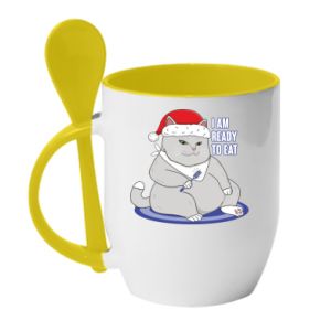 Kubki z ceramicznymi łyżkami