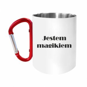 Kubki metalowe z uszkiem karabińczykiem