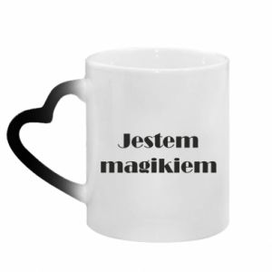 Kubki magiczne z uchwytem w kształcie serca
