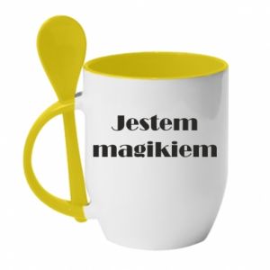 Kubki z ceramicznymi łyżkami