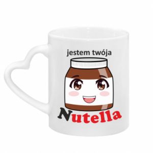 Kubki z uchwytem w kształcie serca