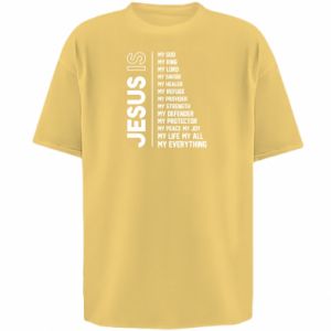 Koszulka oversize Jesus is