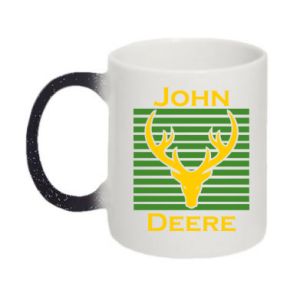 Kubek-zmieniający kolor brokatowy John Deere