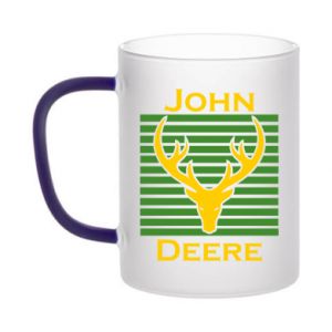 Kubek szroniony dwukolorowy John Deere