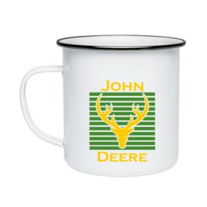 Kubek emaliowany John Deere