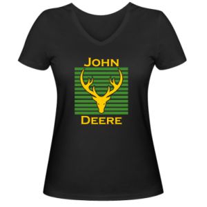 Koszulka V-neck damska John Deere