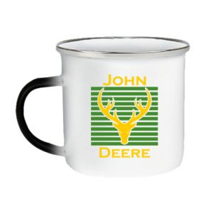 Kubek magiczny emaliowany John Deere