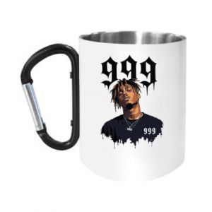 Kubek metalowy z uszkiem karabińczykiem Juice wrld - PrintSalon Kubek metalowy z uszkiem karabińczykiem Juice wrld