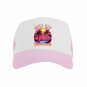 Czapki trucker dziecięce