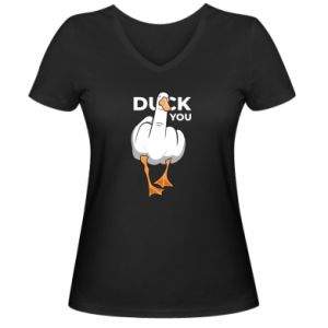 Koszulki V-neck damskie