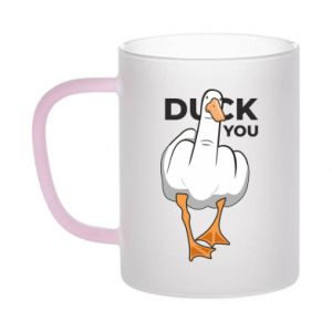 Kubki szronione dwukolorowe
