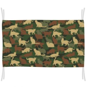flag z kotami Kamuflaż i koty