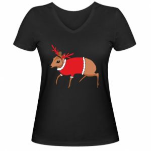 Koszulki V-neck damskie