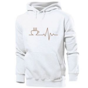 Bluza z kapturem męska Kardiogram kawy