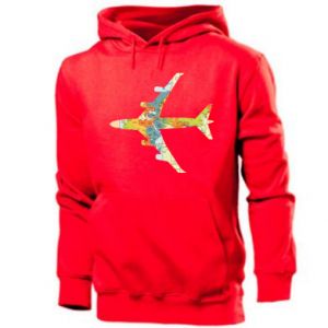 Bluza z kapturem męska Karta samolotowa