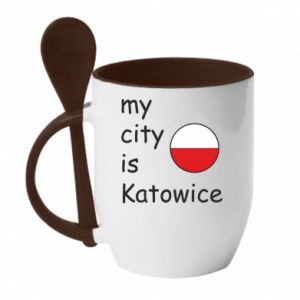 Kubki z ceramicznymi łyżkami