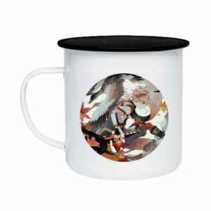 Kubki ceramiczne w stylu retro