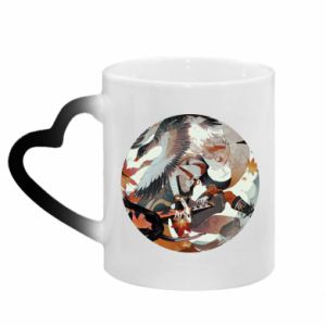 Kubki magiczne z uchwytem w kształcie serca