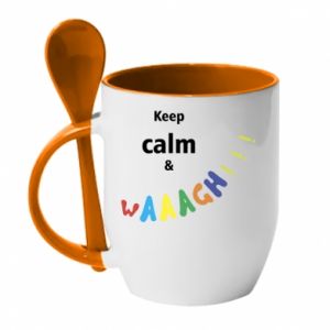 Kubki z ceramicznymi łyżkami