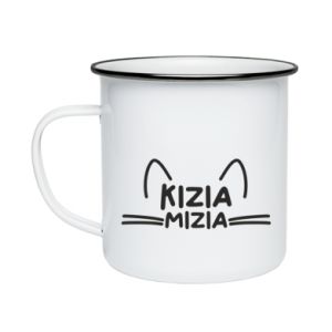 Kubek emaliowany Kizia mizia
