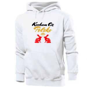 Bluza z kapturem męska Kocham Cię Polsko