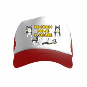 Czapki trucker dziecięce