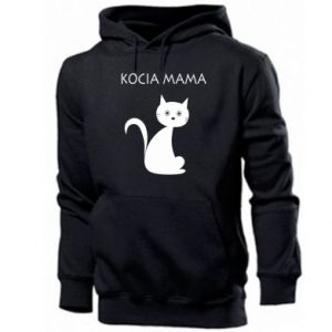 Bluza z kapturem męska z kotami Kocia mama